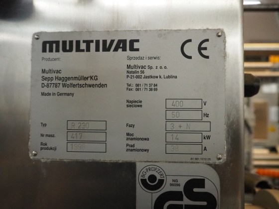 Multivac Thermoformer R230 Pic 28